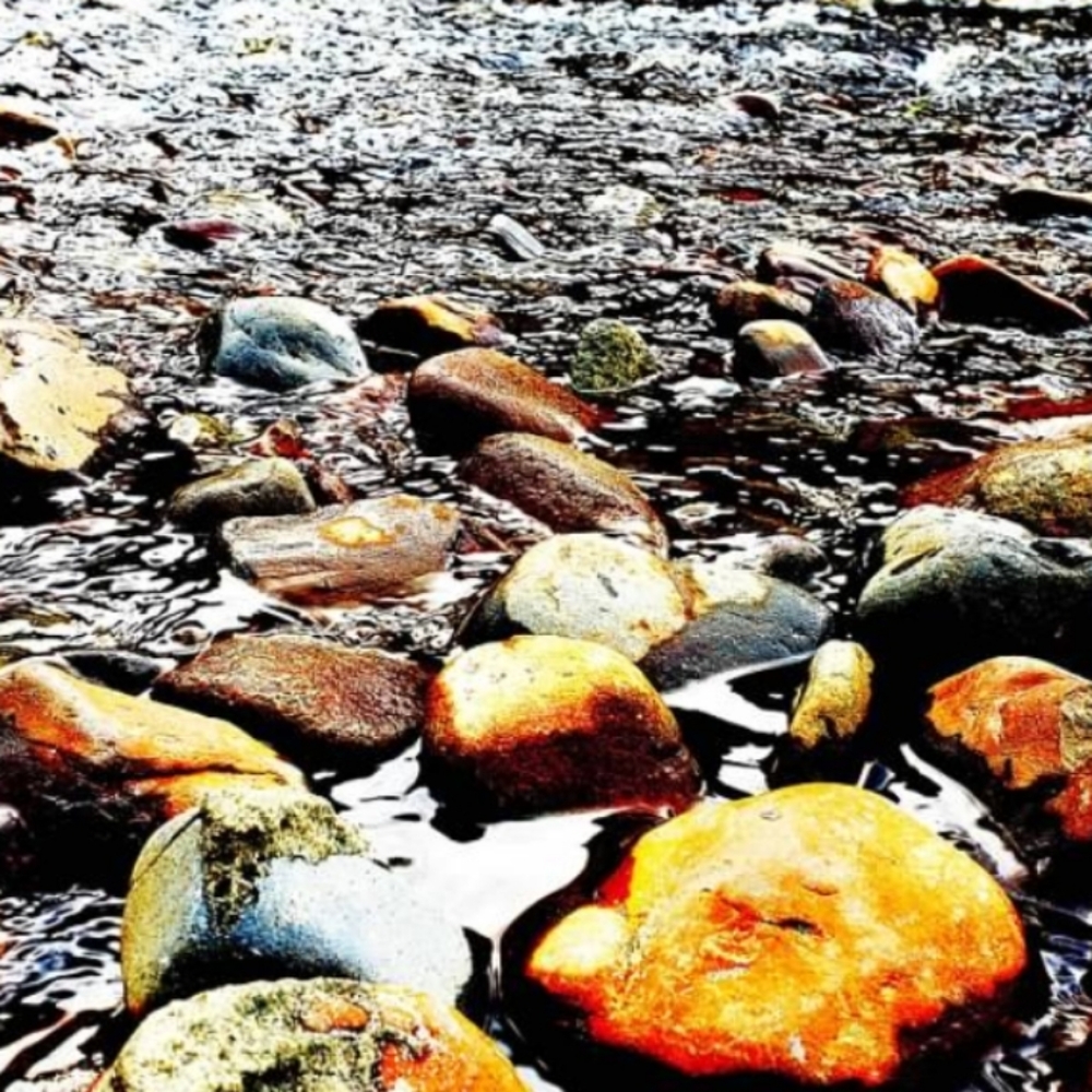 Rocky Ocean River Photography Print - Picture 2 of 2